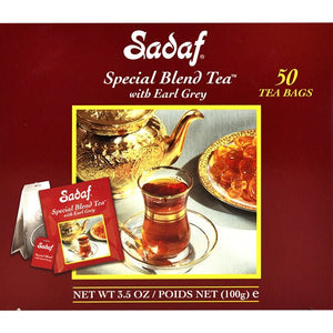 Sadaf Special Blend Tea with Earl Grey | Foil Tea Bags - 50 Count - Sadaf.comSadaf44-6128
