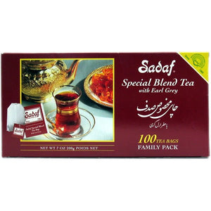 Sadaf Special Blend Tea with Earl Grey | Paper Tea Bags | Family Pack - 100 count - Sadaf.comSadaf44-6166