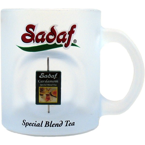 Sadaf Spinner Mug | Special Blend Tea Design - Frosted Glass - Sadaf.comSadaf90-7524