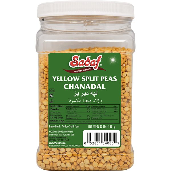 Sadaf Yellow Split Peas (Chanadal) 3 lbs - Sadaf.comSadaf21-4085-j