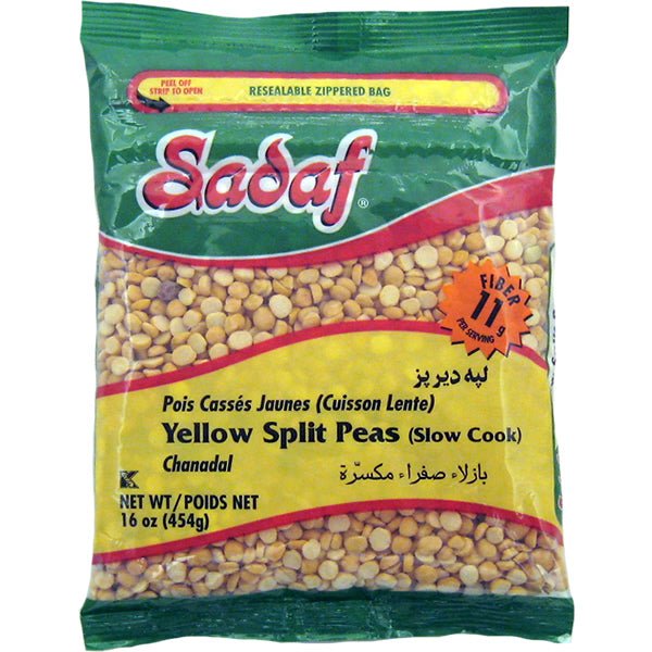 Sadaf Yellow Split Peas | Slow Cook - 16 oz. - Sadaf.comSadaf21-4085