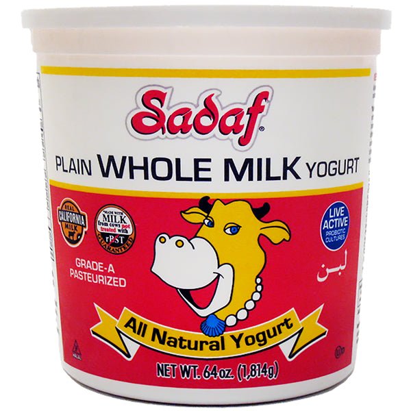 Sadaf Yogurt Whole Milk Plain 64 oz. - Sadaf.comSadaf25-4366