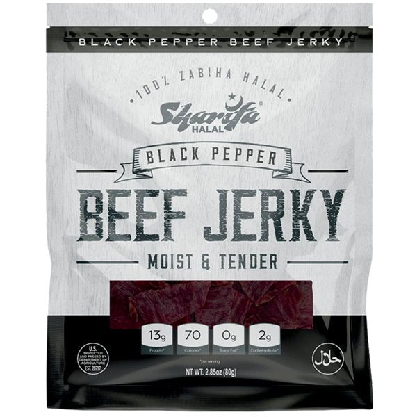 Sharifa Beef Jerky Black Pepper 2.85 oz - Sadaf.comSharifa24-7322
