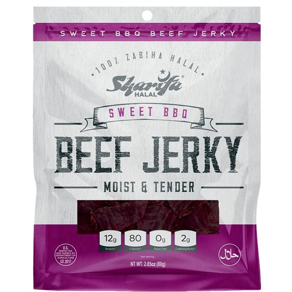 Sharifa Beef Jerky Sweet BBQ 2.85 oz - Sadaf.comSharifa24-7325
