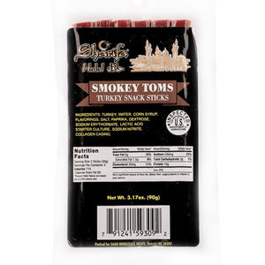 Sharifa Smokey Toms Turkey Snack Sticks 3.17 oz - Sadaf.comSharifa24-7303