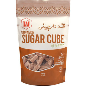 TAJ Sugar Cubes with Cinnamon - All Natural 9 oz - Sadaf.comTAJ16-2351