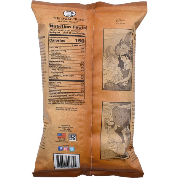 The Daily Crave Himalayan Pink Salt Quinoa Chips 4.25 oz. - Sadaf.comThe Daily Crave27-8243