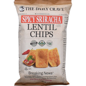 
            
                Load image into Gallery viewer, The Daily Crave LentilsChips Spicy, Sriracha 4.25 oz. - Sadaf.comThe Daily Crave27-8249
            
        