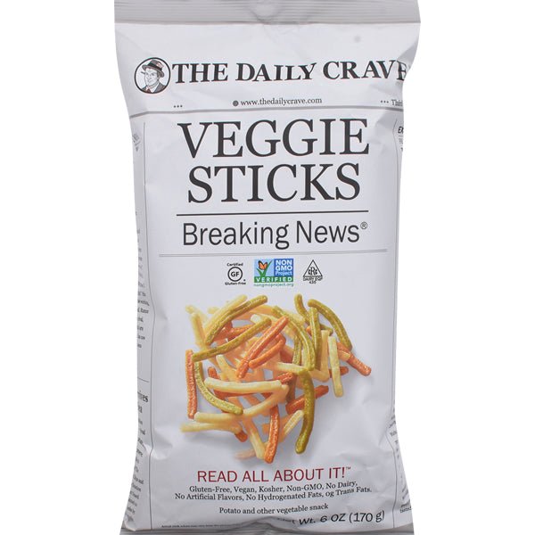 The Daily Crave Veggie Sticks Chips 6 oz. - Sadaf.comThe Daily Crave27-8242
